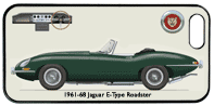 Jaguar E-Type Roadster S1 1961-68 Phone Cover Horizontal